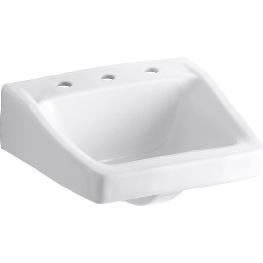 Kohler Chesapeake Wall-Mount Bathroom Sink (White)