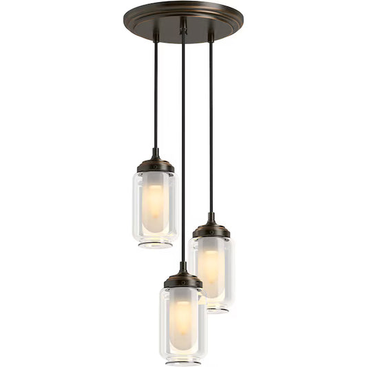 Artifacts 3 Light Pendant Cloud (Oil-Rubbed Bronze)