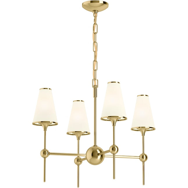 Kohler Parohn 4 Light Chandelier (Polished Chrome)