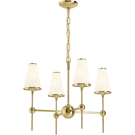 Kohler Parohn 4 Light Chandelier (Polished Chrome)