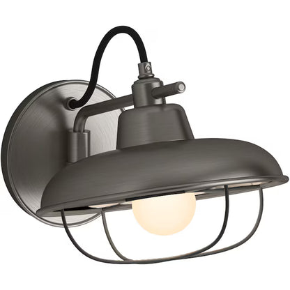 Modern Farm 1 Light Swinging Sconce (Vintage Nickel)