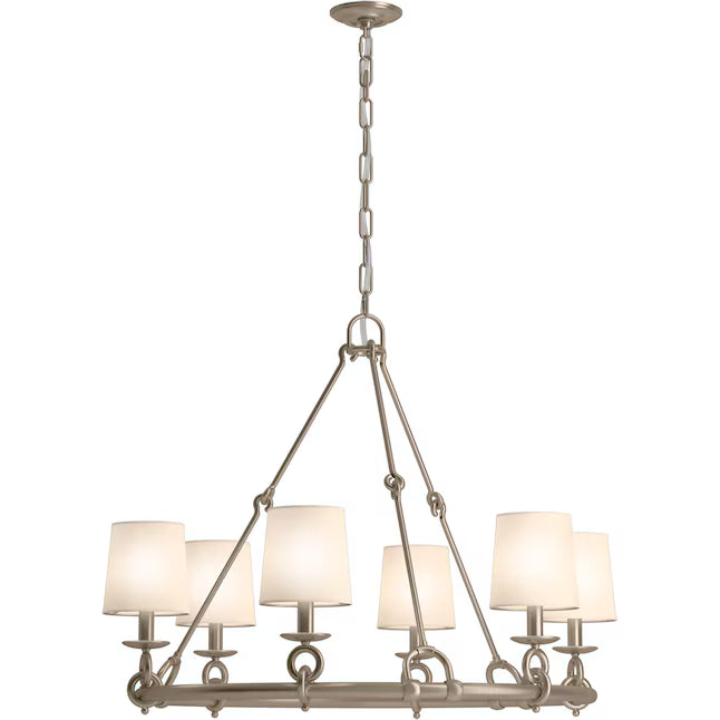 Terret 6 Light Chandelier (Brushed Bronze)