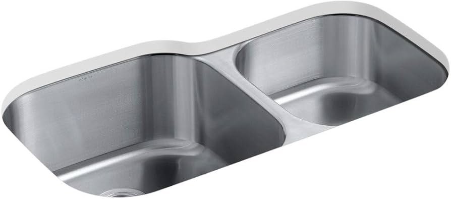 Kohler Undertone Preserve Double XL Med Sink