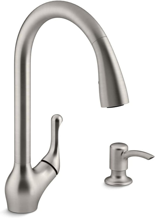 Kohler Barossa Pull-Down Kitchen Faucet (Vibrant Stainless)