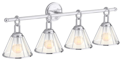 Kohler Terret 4 Light Sconce (Polished Chrome)