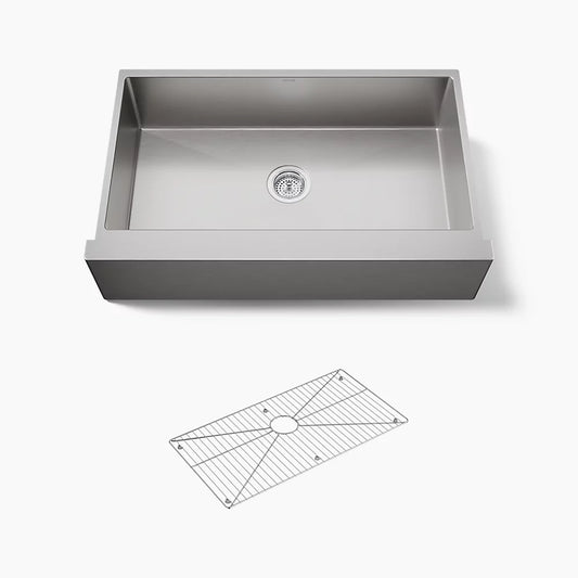Kohler Strive One Bowl Apron Sink (Stainless Steel)