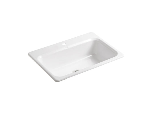 Kohler Bakersfield 32x22 Undermount Kitchen Sink (White)