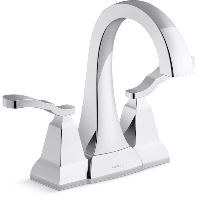 Kohler Ridgeport Centerset Lav Faucet (Polished Chrome)