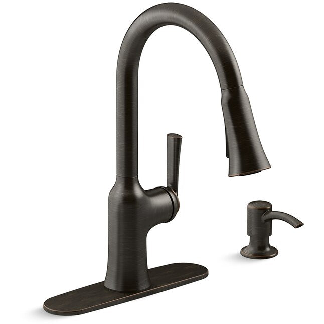 Kohler Brynn Pull-Down Kitchen Faucet (Oil-Rubbed Bronze)