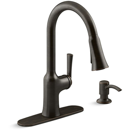 Kohler Brynn Pull-Down Kitchen Faucet (Oil-Rubbed Bronze)