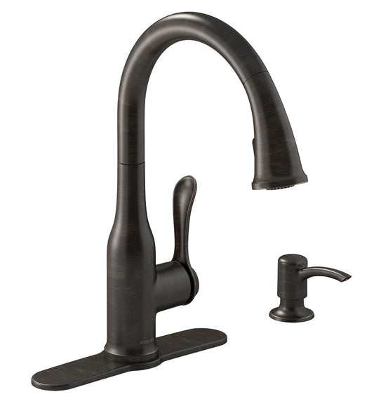 Kohler Motif Pull-Down Faucet (Matte Bronze)