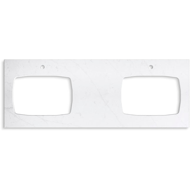Kohler Quartz 61" Top (Stainless Tone)