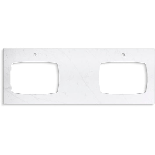 Kohler Quartz 61" Top (Stainless Tone)