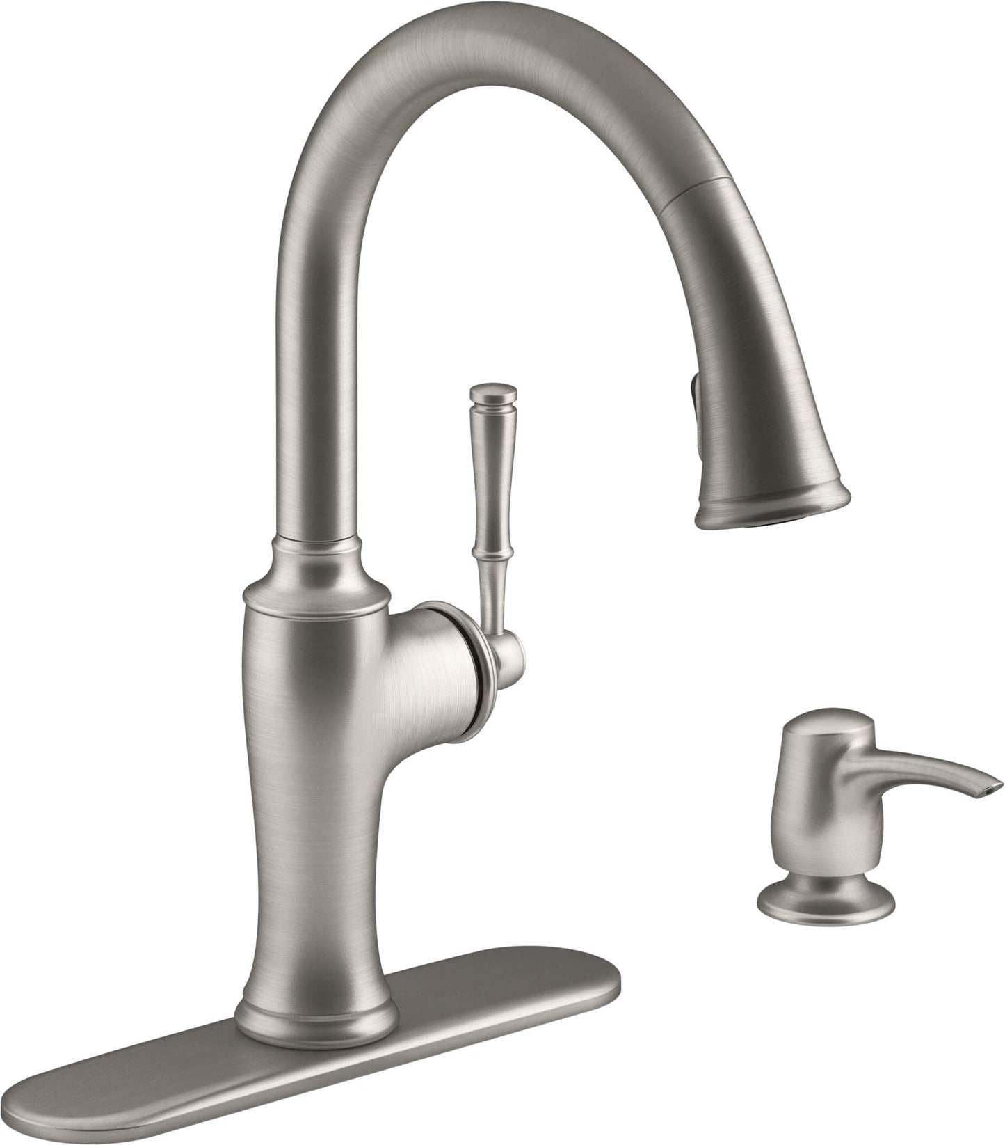 Kohler Cardale Pull-Down Kitchen Faucet (Vibrant Stainless)