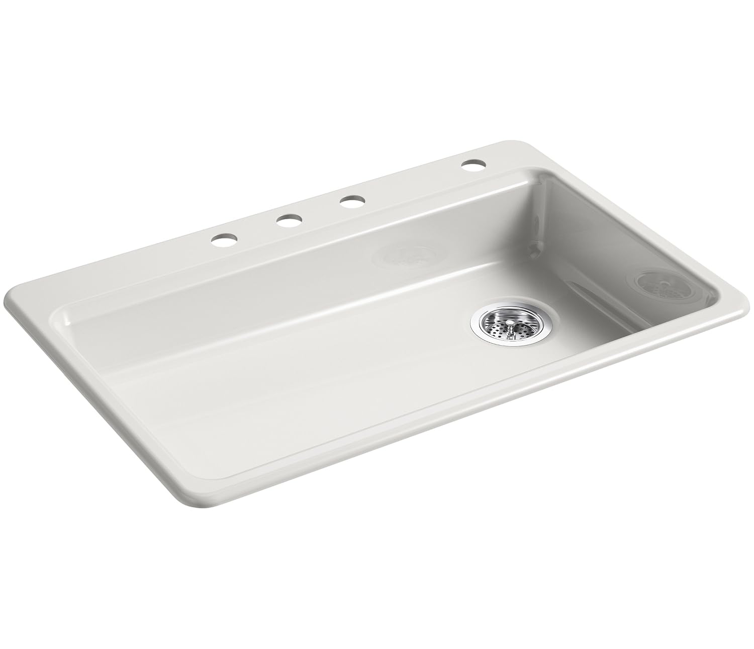 Kohler Riverby 33 Inch Single Basin Sink (French Fluted)