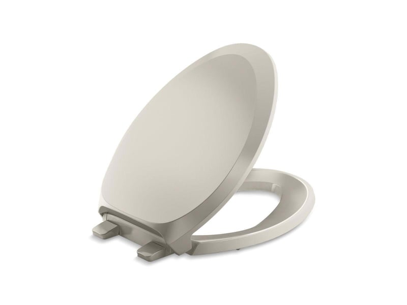 Kohler French Curve ReadyLatch QC Toilet Seat (Sandbar)