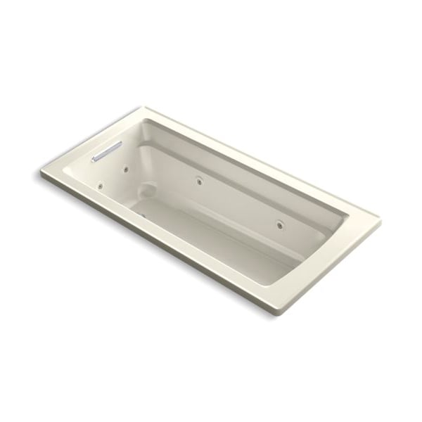 Kohler Archer Bask Drop-In Whirlpool (Biscuit)