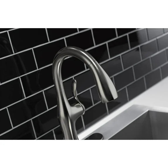 Kohler Alma Pull-Down Kitchen Faucet (Vibrant Stainless)
