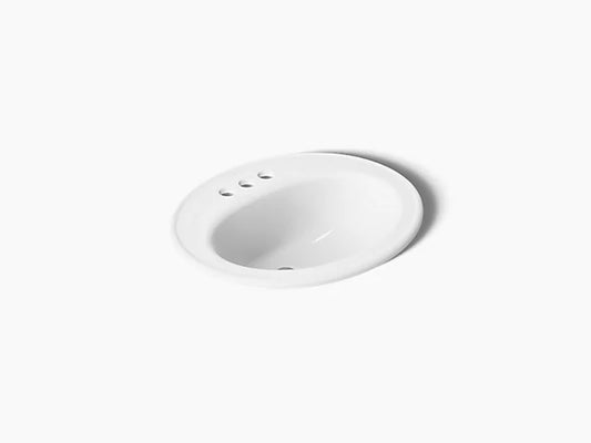 Kohler Pennington Oval Bathroom Sink (White)