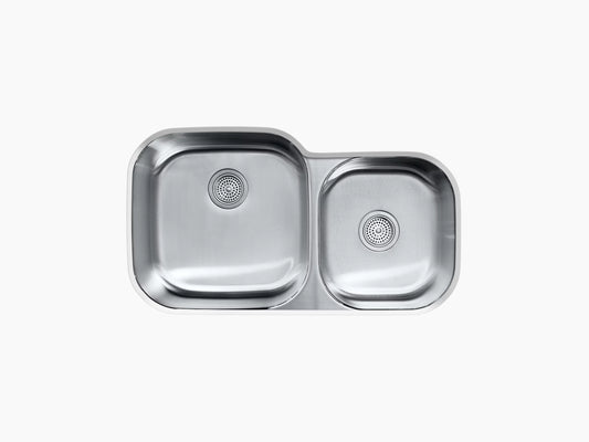Kohler Undertone Preserve Double XL Med Sink (Stainless Steel)