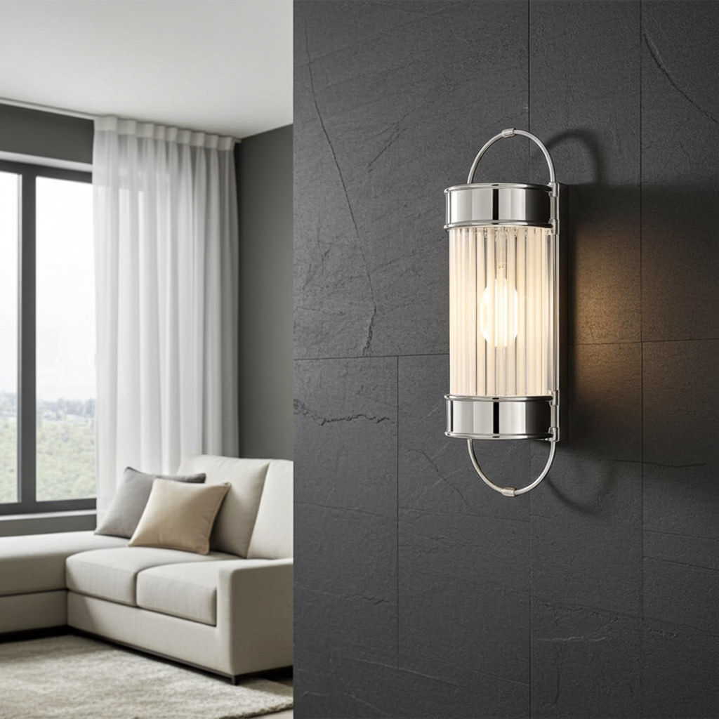 Kohler Terret 1 Light Bath Bar Sconce (Polished Nickel)