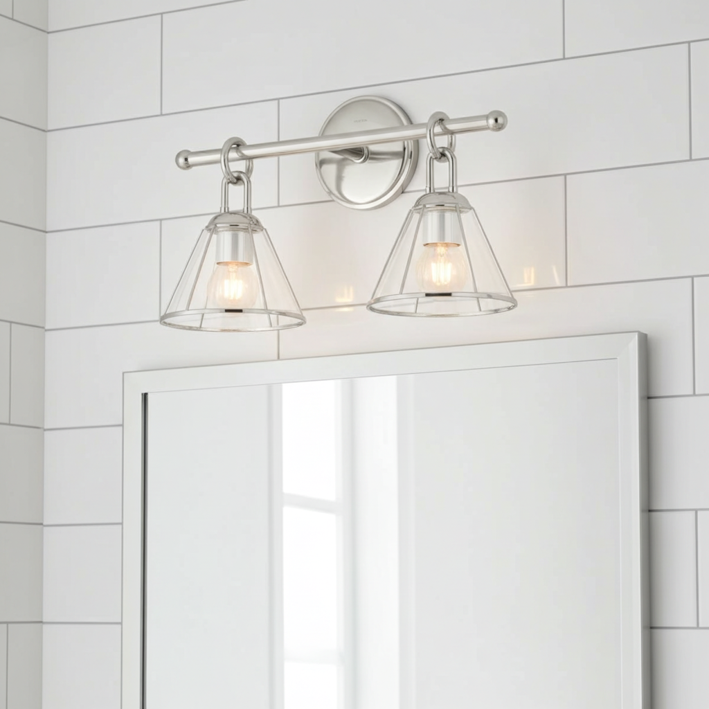 Kohler Terret 2 Light Sconce (Polished Nickel)