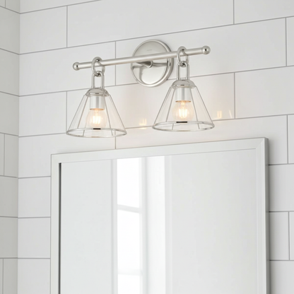 Kohler Terret 2 Light Sconce (Polished Nickel)