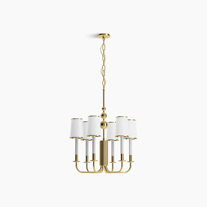 Kohler Tresdoux 6 Light Chandelier (Polished Brass)