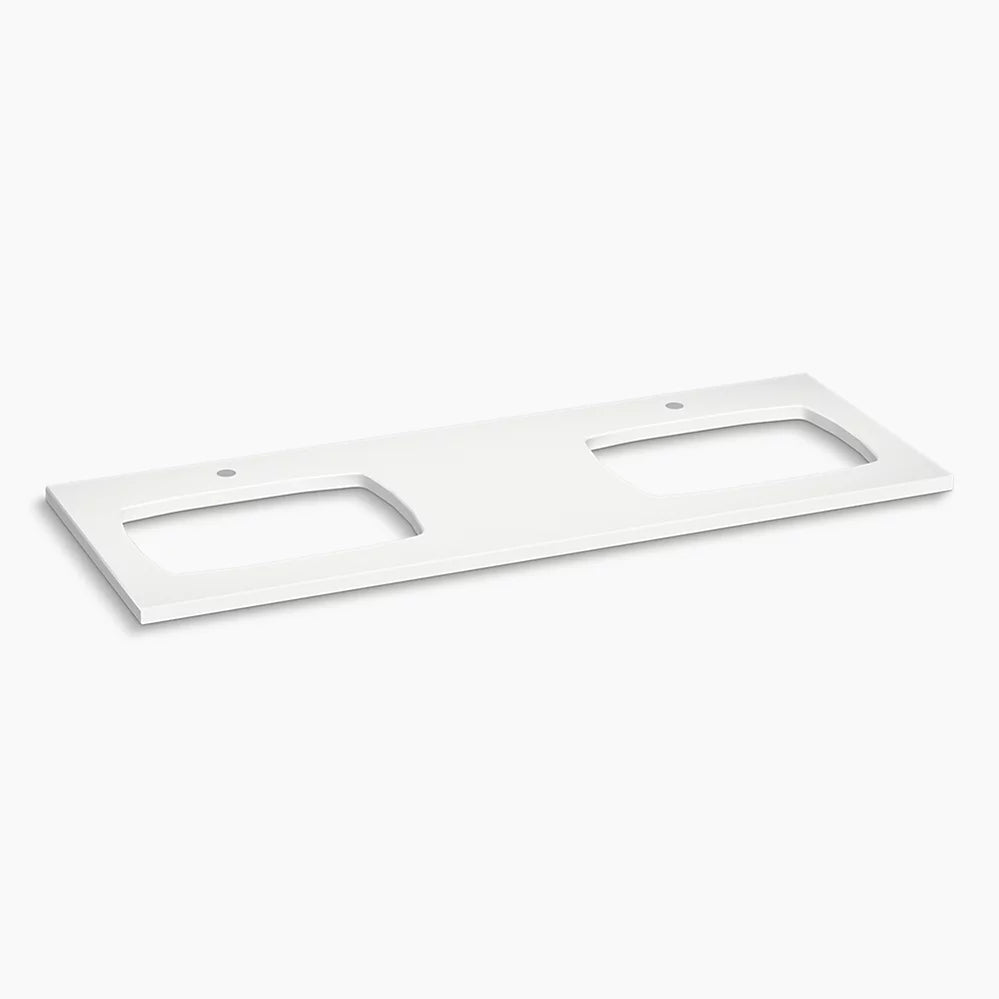 Kohler Quartz 61" Bathroom Vanity Top (Matte White)