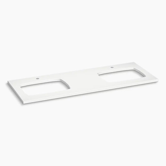 Kohler Quartz 61" Bathroom Vanity Top (Matte White)