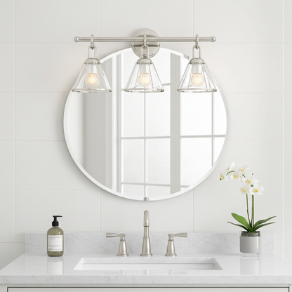 Kohler Terret 3 Light Sconce (Polished Nickel)
