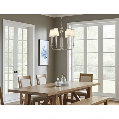 Kohler Tresdoux 6 Light Chandelier (Polished Nickel)