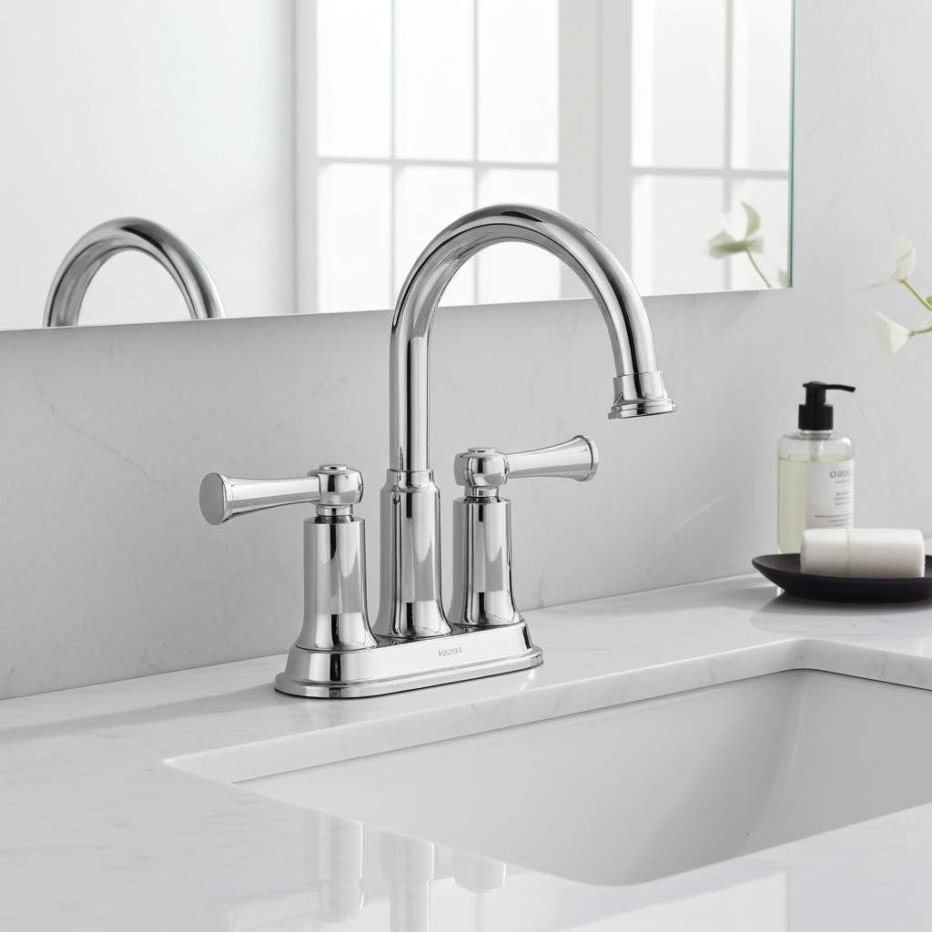 Kohler Aderlee Centerset Faucet (Polished Chrome)