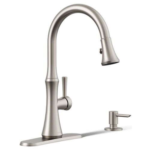 Kohler Kaori Pull-Down Kitchen Faucet (Vibrant Stainless)