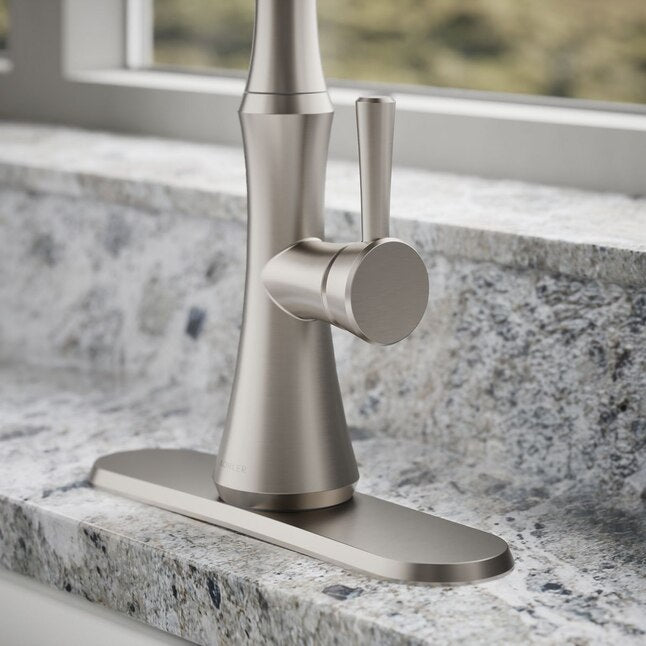 Kohler Kaori Pull-Down Kitchen Faucet (Vibrant Stainless)