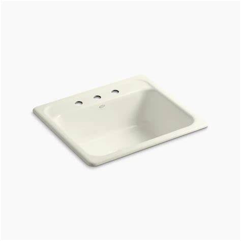 Kohler Mayfield 25x22 SR Sink (Biscuit)
