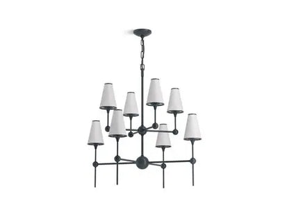 Kohler Parohn 8 Light Chandelier (Graphite)