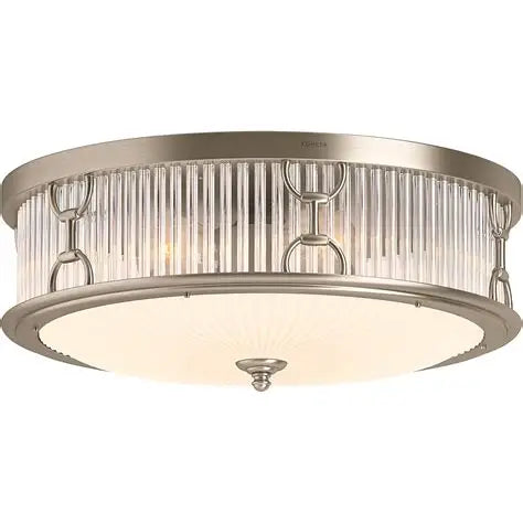 Terret 3 Light Flush Mount (Brushed Bronze)