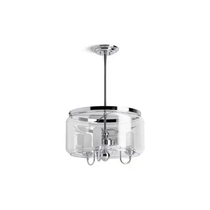 Artifacts 3 Light Drum Chandelier (Oil-Rubbed Bronze)