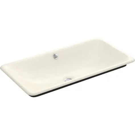 Kohler Iron Plains Wading Pool Large Rectangular Lavatory Sink (Biscuit)