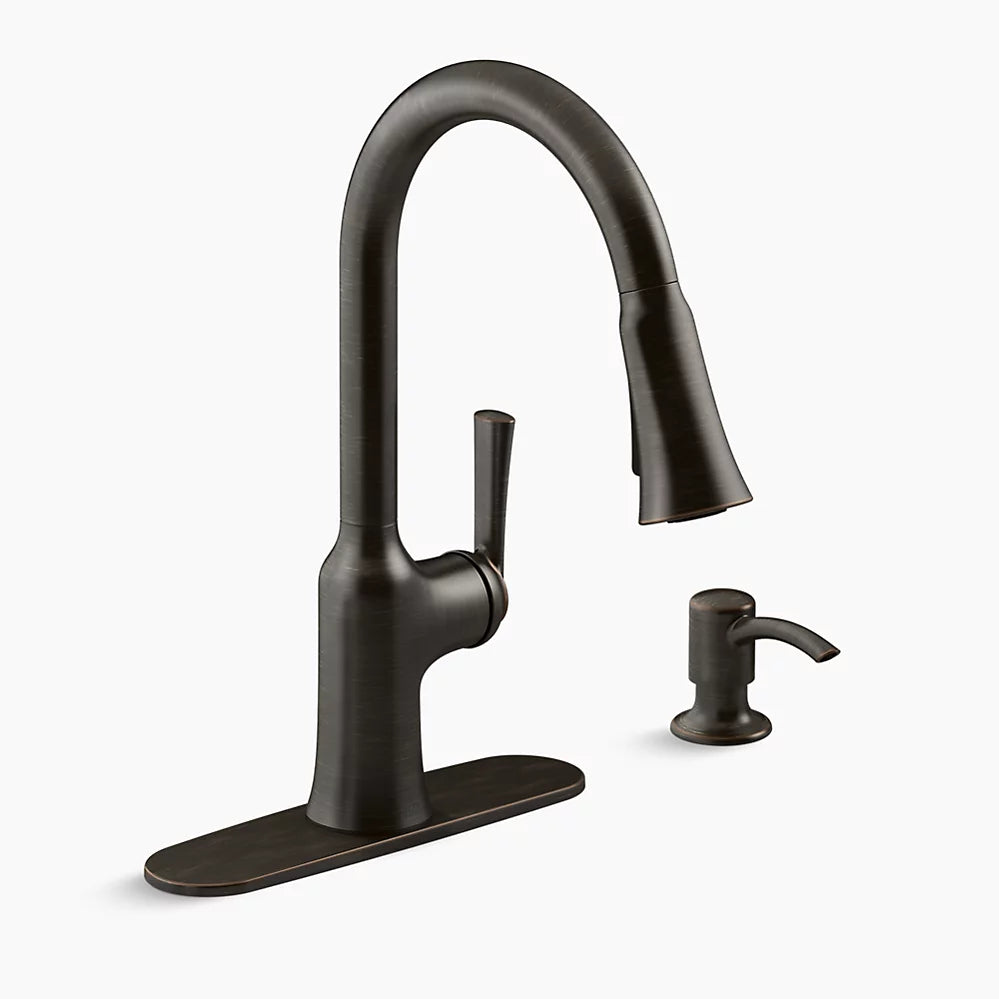 Kohler Brynn Pull-Down Kitchen Faucet (Oil-Rubbed Bronze)