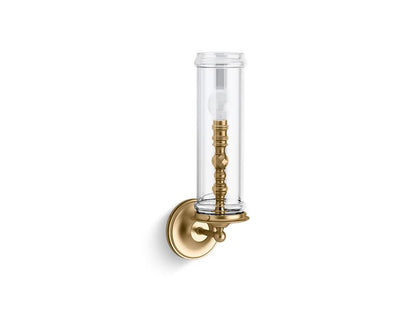 Damask 1 Light Modern Sconce (Brushed Gold)