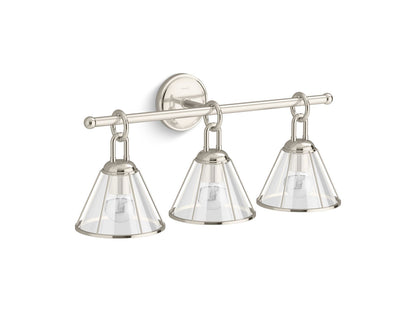 Terret 3 Light Sconce (Polished Nickel)