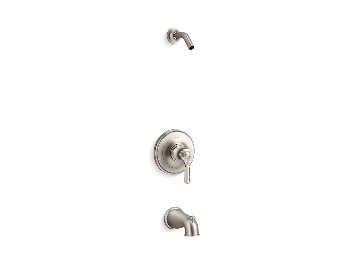 Kohler Ludington Rite-Temp Shower Trim - No Head (Brushed Nickel)
