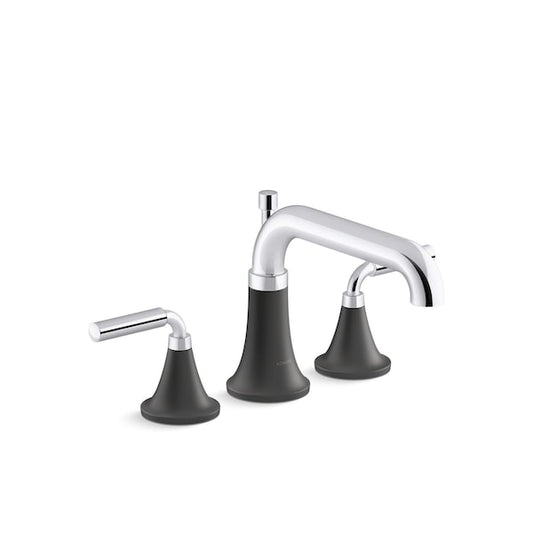 Kohler Tone Deck Mount Bath Faucet with Diverter (Carbon Black)