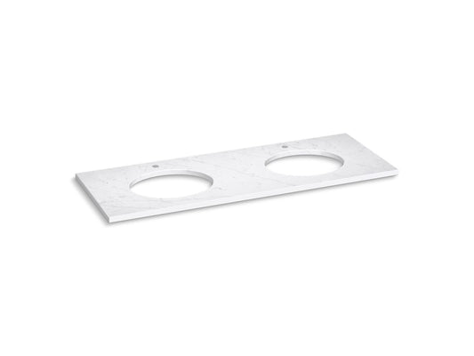 Kohler Quartz 61" Top (Brushed Stainless)