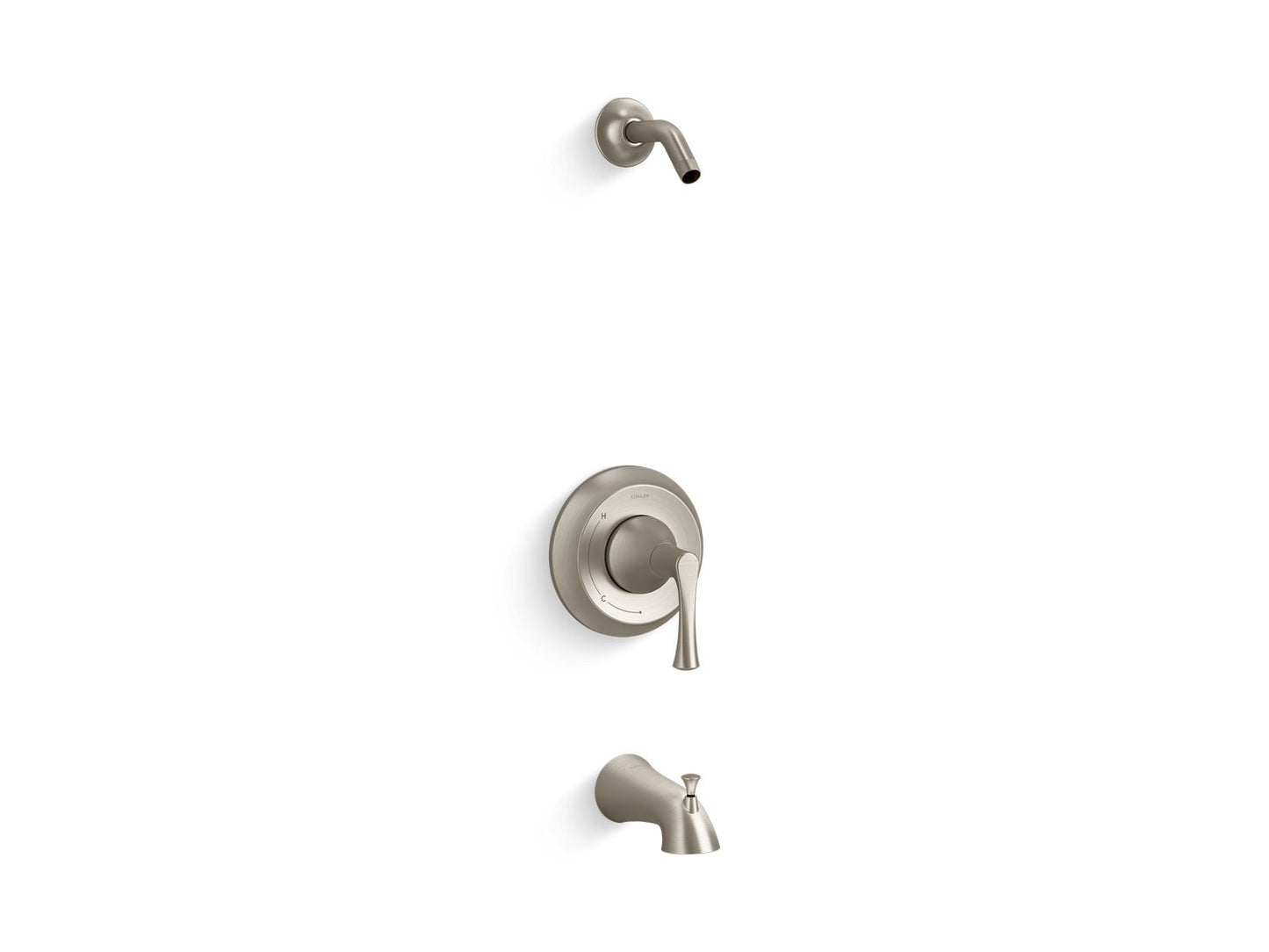 Kohler Ludington Rite-Temp Valve Trim (Brushed Nickel)