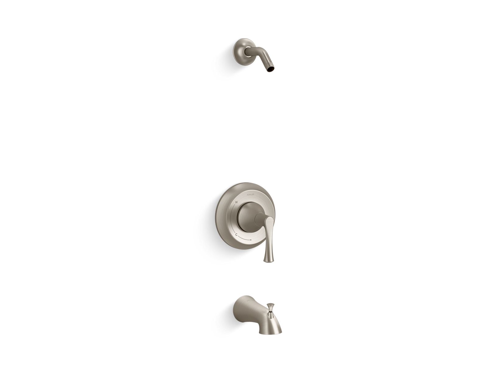 Kohler Ludington Rite-Temp Valve Trim (Brushed Nickel)