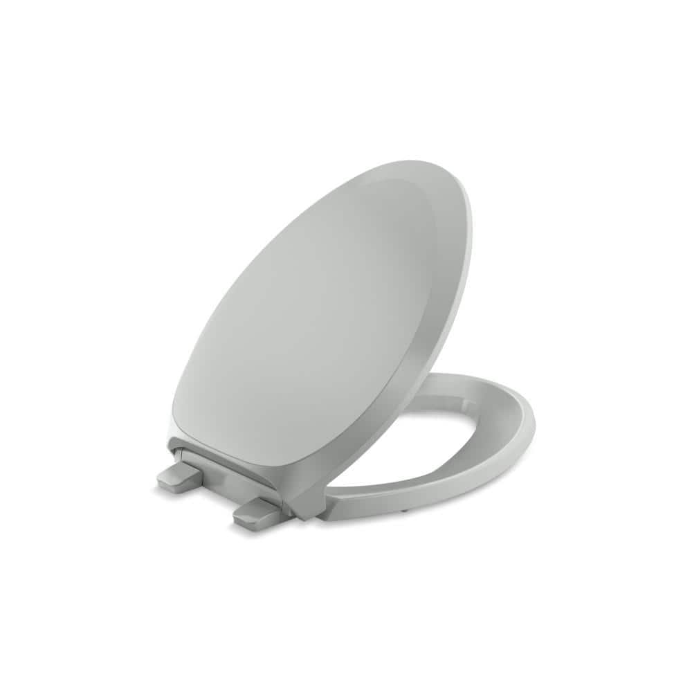 Kohler French Curve Readylatch Toilet Seat (Ice Grey)
