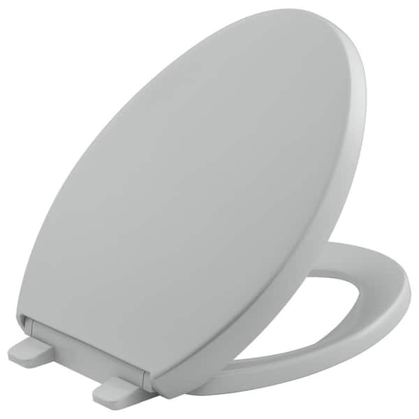 Kohler Grip Tight Reveal Q3 Toilet Seat (Ice Grey)